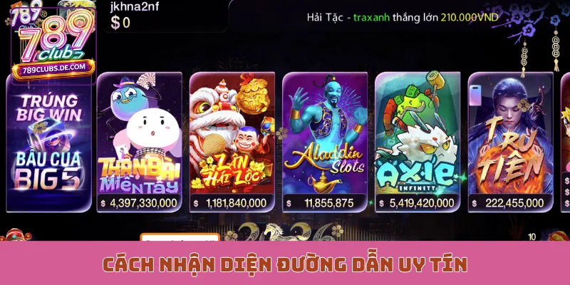 Cách nhận diện đường dẫn uy tín